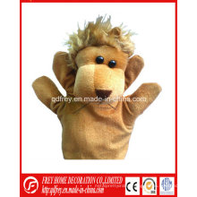 Plush Hand Puppet of Soft Lion for Baby Education